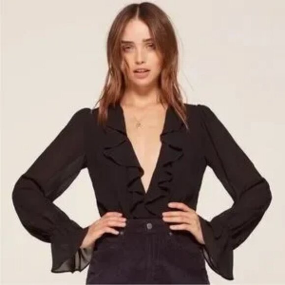 Reformation - Black Penny Bodysuit - Picture 2 of 15